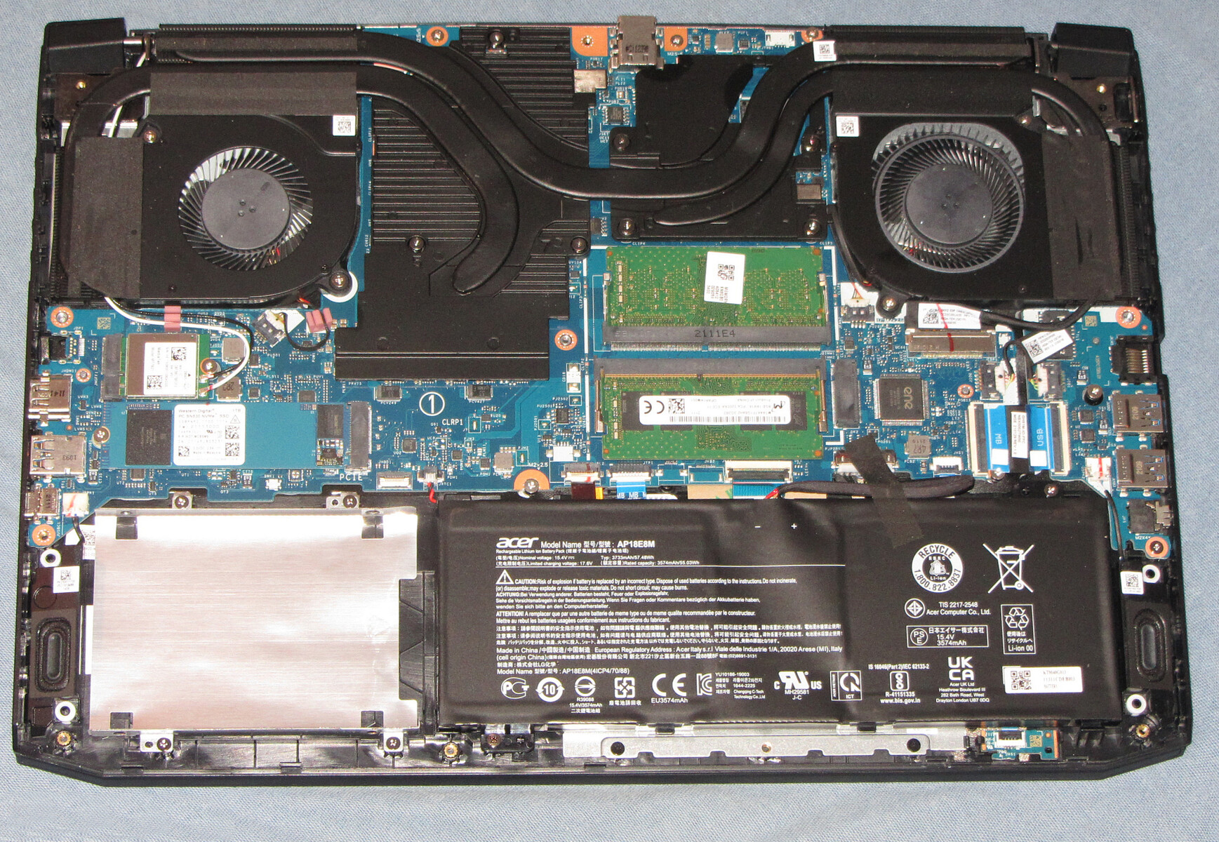 How to replace and fix ACER AN515-44 an515-45-55 LED DC02C00PW00 50.Q7KN2.012 LCD Cable (Acer Nitro 5 AN515-45-R1JH)